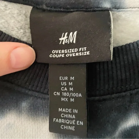 Men’s Tie Dye Sweatshirt - Picture 3 of 3